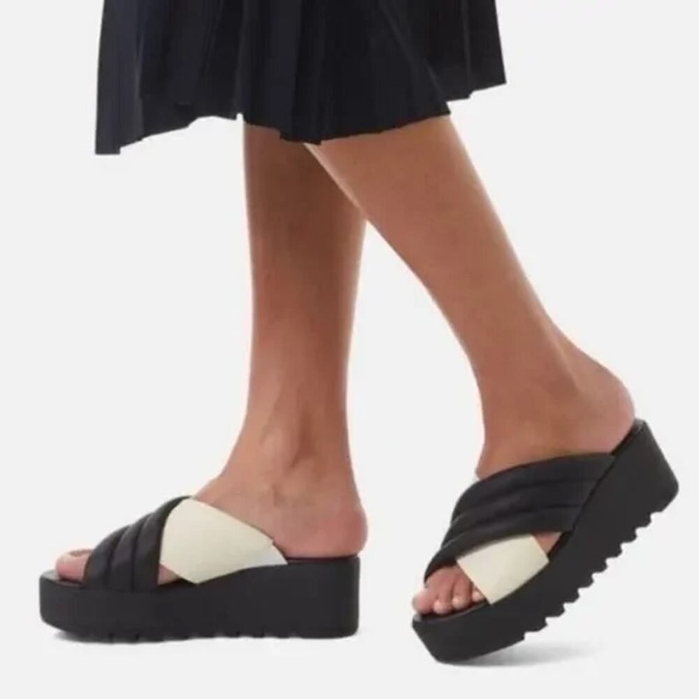 Sorel Cameron Flatform Puff Slide On Sandals Size 10.5